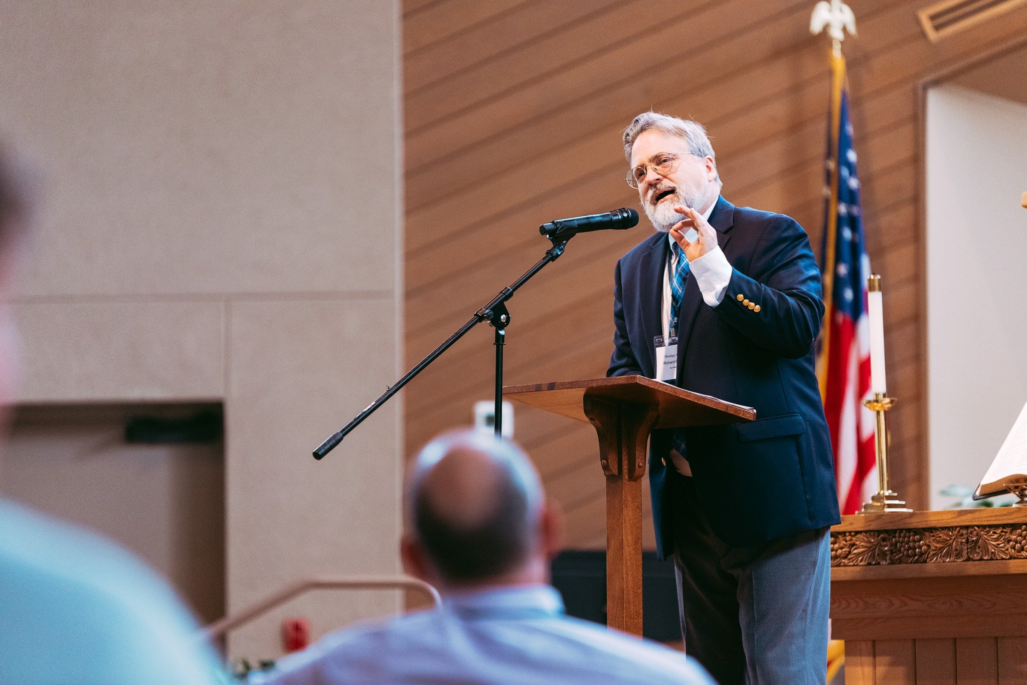 Dr. Richard Burnett presents at TM 2020.